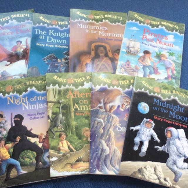 Get Wallpaper Magic Tree House 1 8 Books Stationery Children S Books On For iPhone