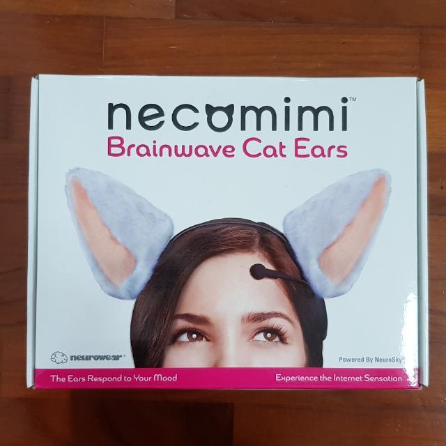 Necomimi Brainwave Cat Ears Toys Games Bricks Figurines On