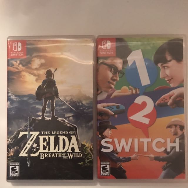 Nintendo Switch Game (Zelda & 1 2 Switch), Video Gaming, Video Games