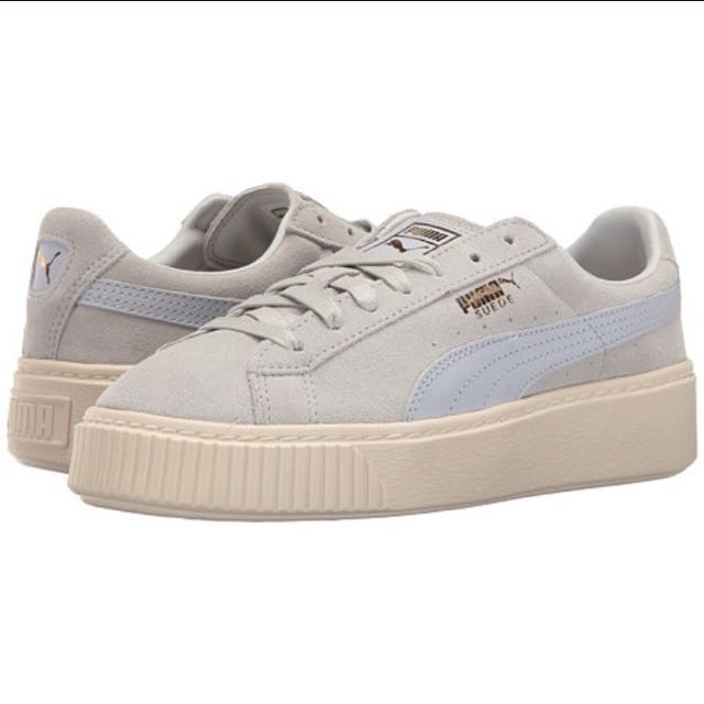 puma suede platform trainers
