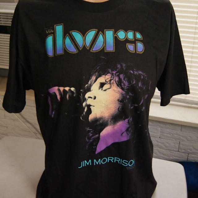Vintage 1990 The Doors Dance On Fire Jim Morrison T Shirt Size