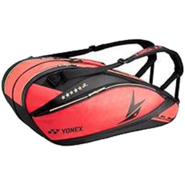 Yonex Badminton Kitbag Sunr 12 Ldtg Bt6 Sr Bright Red Sports