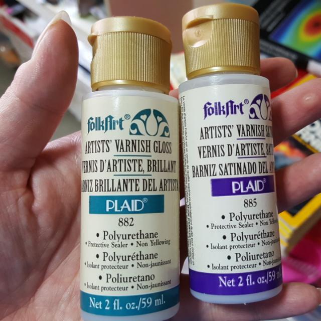 Artist Varnis Gloss And Artist Varnish Satin Design Craft