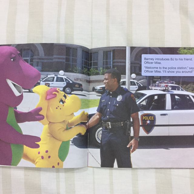 Barney Lets Go Visit The Police Station From Scholastic Hobbies