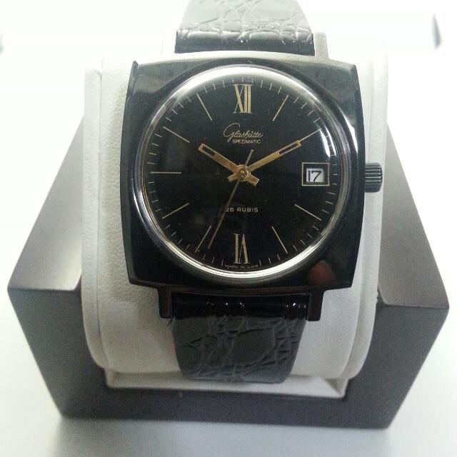 Beautiful Black Glashutte Spezimatic Caliber75 Men S Fashion Watches On Carousell