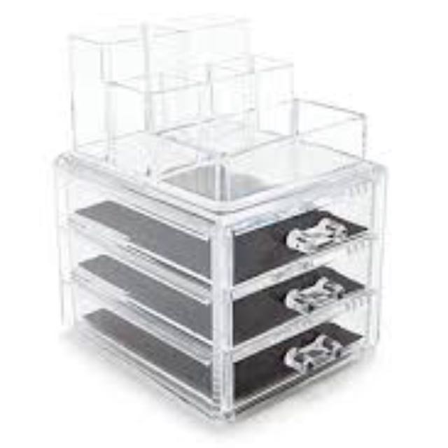 Brand New Auth Forever 21 Acrylic Makeup Organizer On Carousell