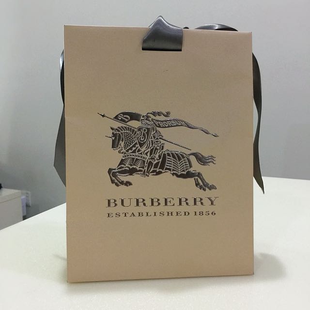 Burberry Paper Bag, Luxury, Bags 