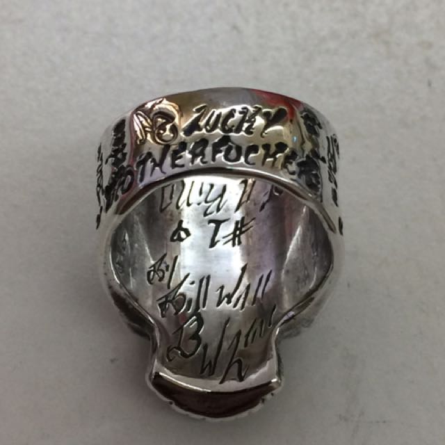 BWL super custom Malibu Graffiti Half Skull Lucky Mofo ring Bill