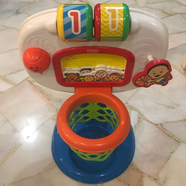 fisher price basketball hoop baby