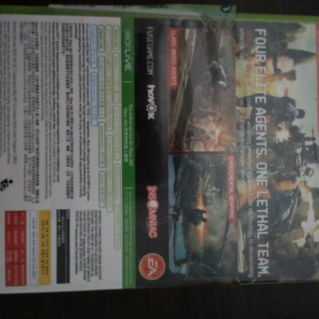 Fuse Xbox 360, Video Gaming, Video Games, Xbox on Carousell