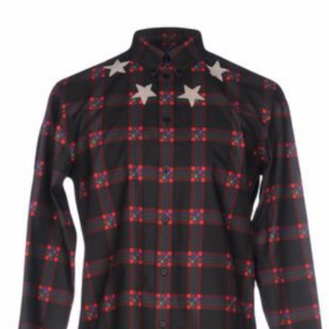 givenchy checked shirt