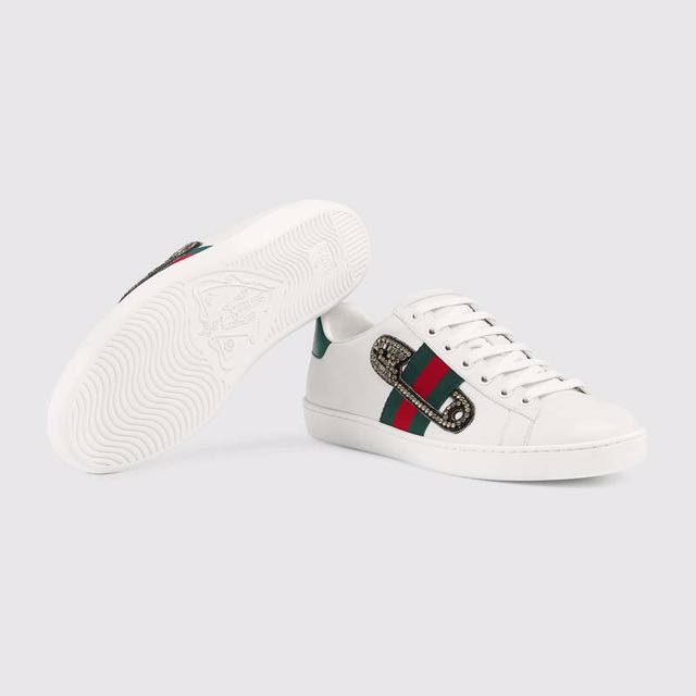 Gucci safety pin sneakers store