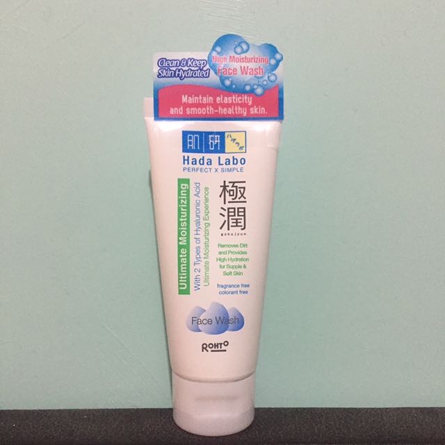 hada labo perfect x simple face wash