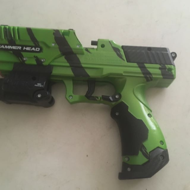 Hammerhead gun blaster pistol, Hobbies & Toys, Toys & Games on Carousell