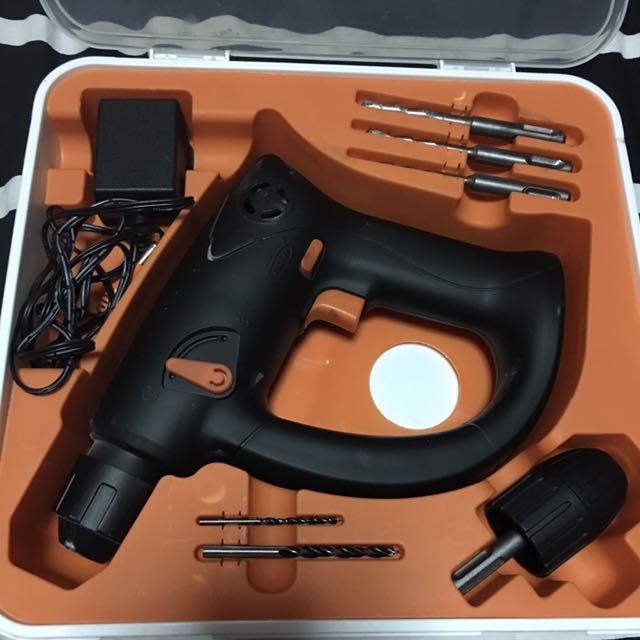 IKEA Hammer drill with screw and plug set., Furniture & Home Living