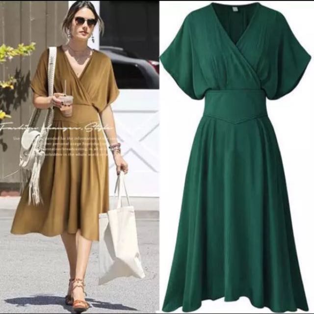 L 4xl European Women S Clothing Fashion Solid Color V Neck