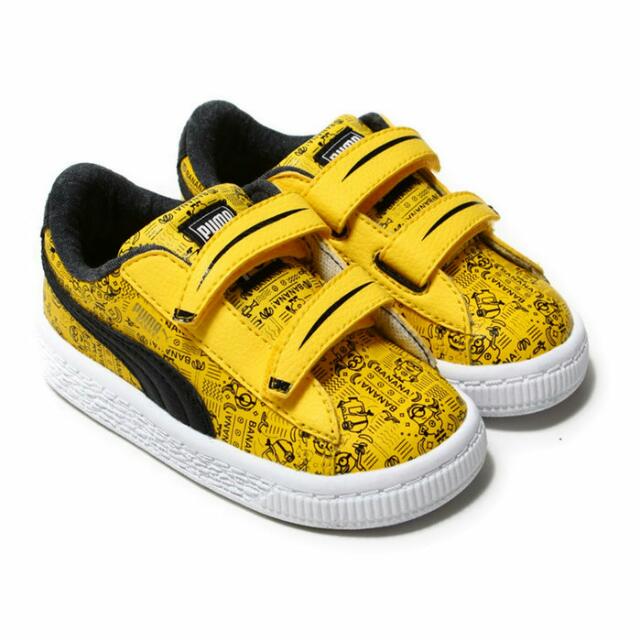 puma basket yellow