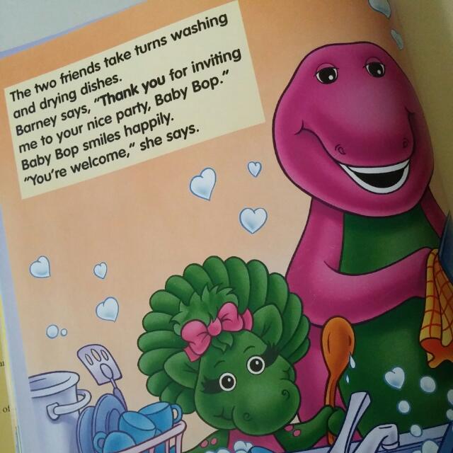 New First Steps With Barney Book (a collection of stories), Hobbies