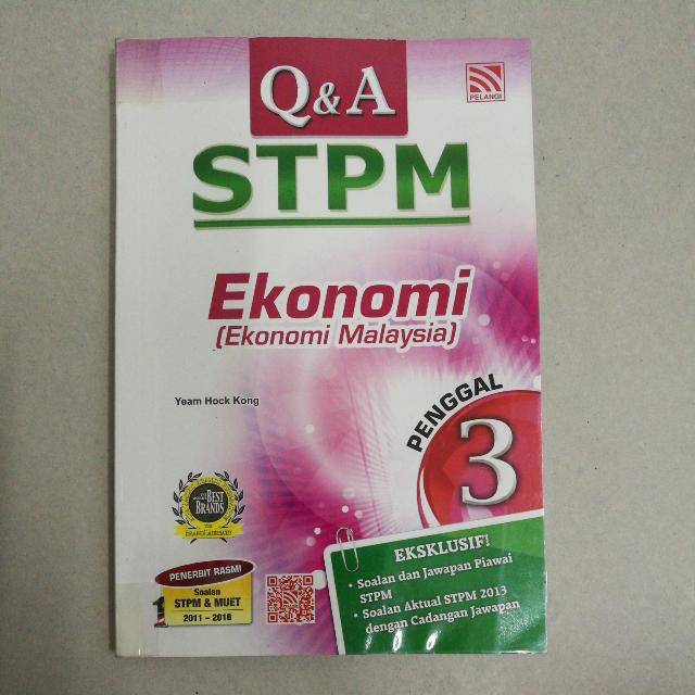 Pelangi Q A Stpm Ekonomi Penggal 3 Textbooks On Carousell