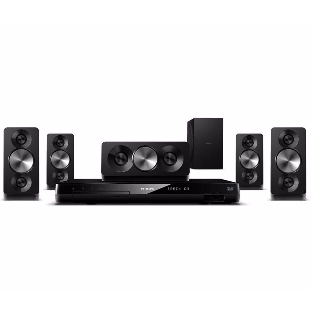 Philips Home Theater System HTS5563, Audio, Soundbars, Speakers