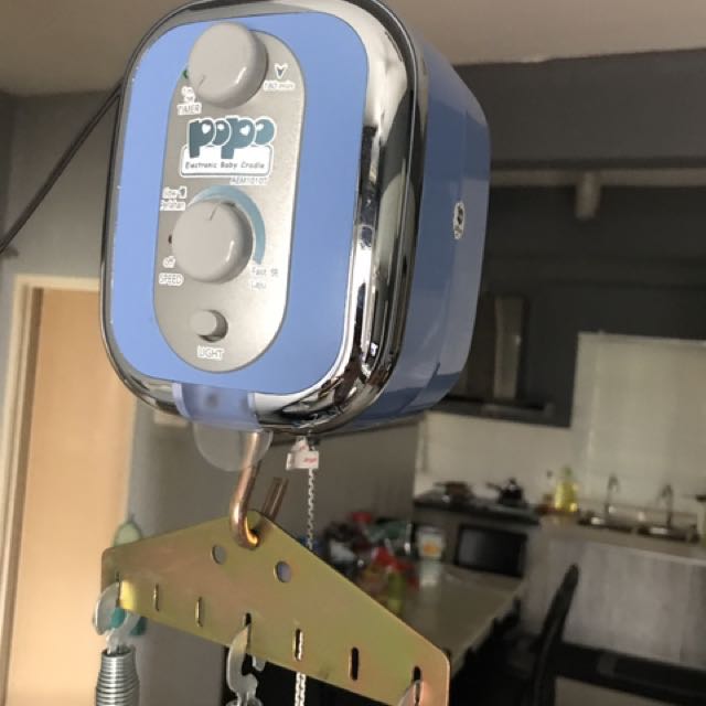 Popo Electrik Baby Cradle Buaian Baby Electric