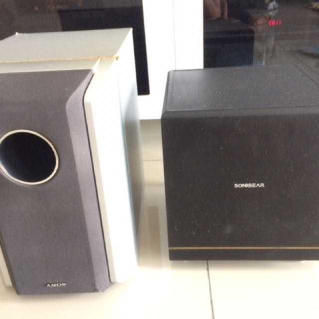sony woofer box