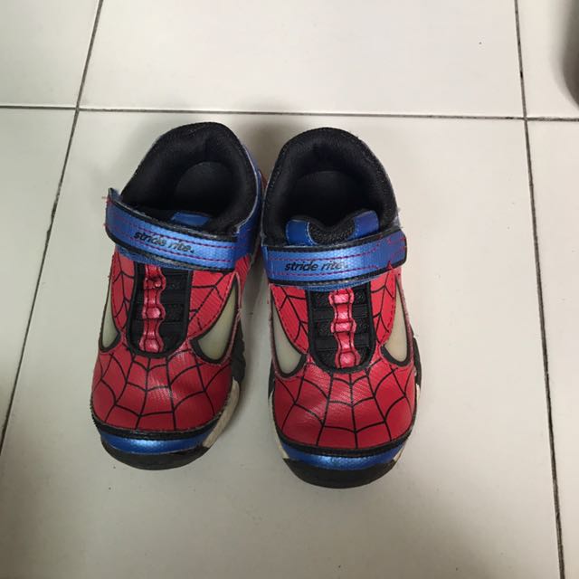 stride rite spider man light up shoes