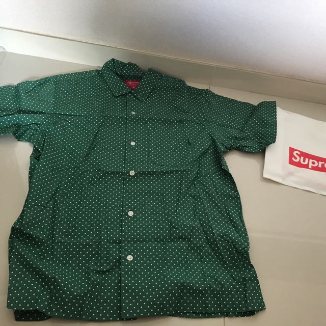 supreme polka dot shirt