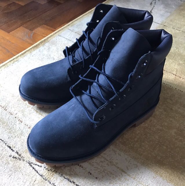 Timberland Navy Blue Boots, Men's 