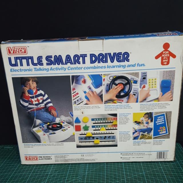 Vtech little smart driver best sale 1989
