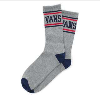 美國直送 Vans CLASSIC STRIPE CREW SOCK 1 PACK -grey629414547180811113