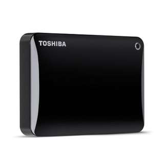 Toshiba Canvio Connect II Portable Hard Drive 2TB (Black)