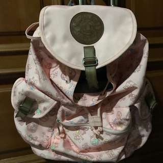 Surfer Girl Pastel (Baby) Pink Backpack (Ransel)