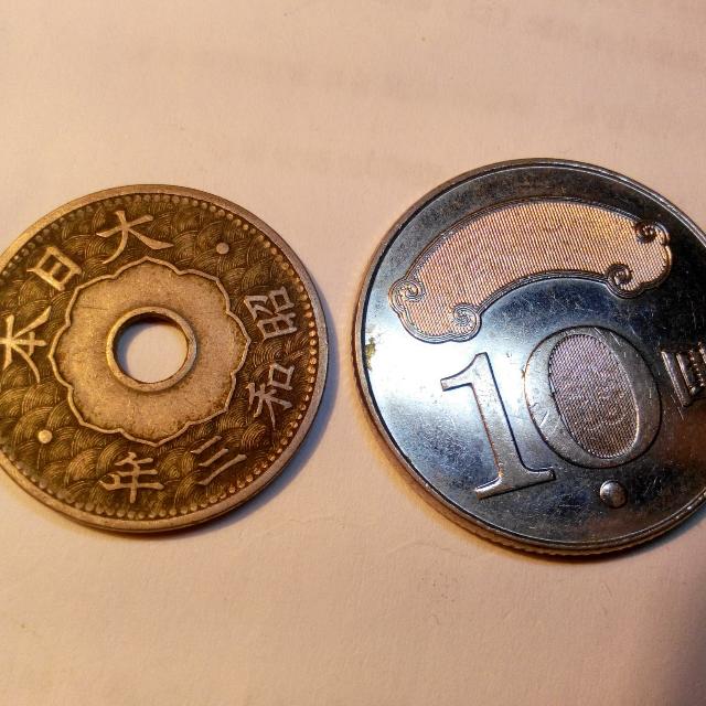 昭和三年古錢幣，日本古錢，古錢，古錢幣，收藏錢幣，紀念幣，收藏，幣