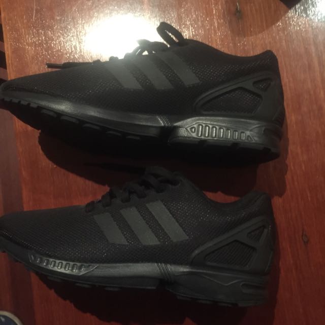 Adidas ZX Flux Triple Black Size 9 US