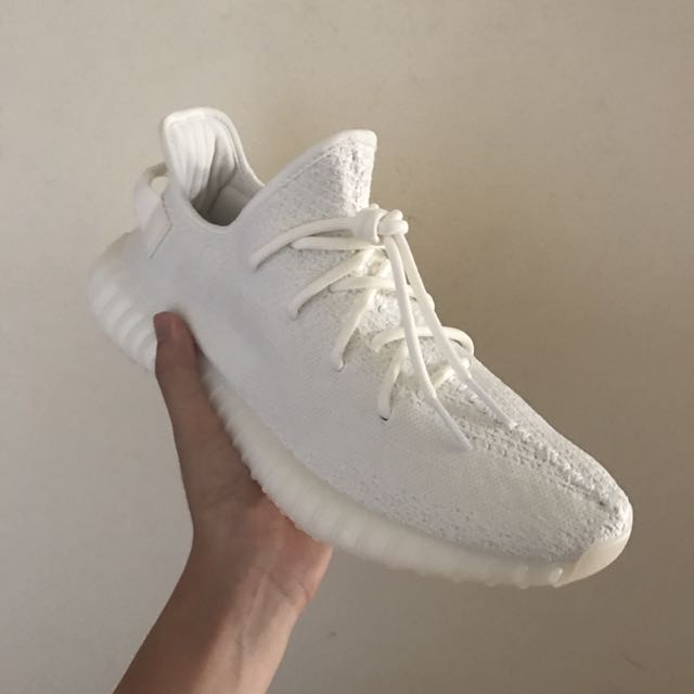 BNDS Adidas Yeezy 350 V2 Cream White Men s Fashion Footwear Sneakers on Carousell