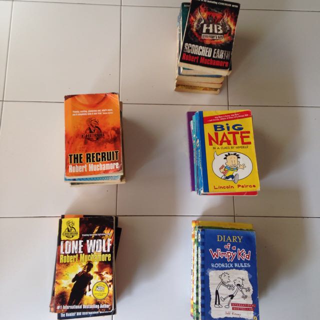 Cherub, Hendersons Boys, Big Nate, & Diary Of A Wimpy Kid Books