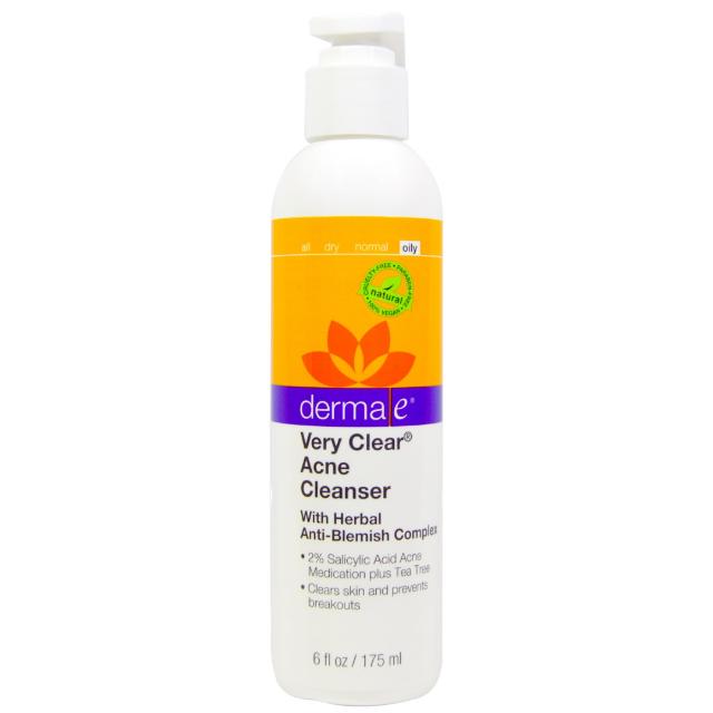 derma e very clear cleanser