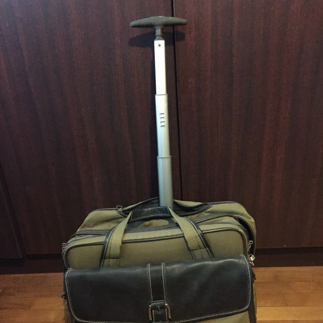 Elle Laptop Roller Bag, Men's Fashion, Bags, Briefcases on Carousell