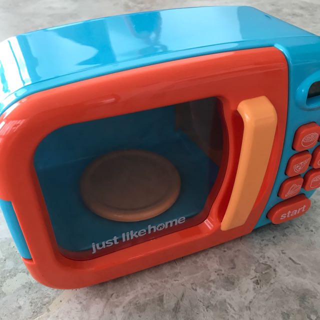 just like home toy microwave