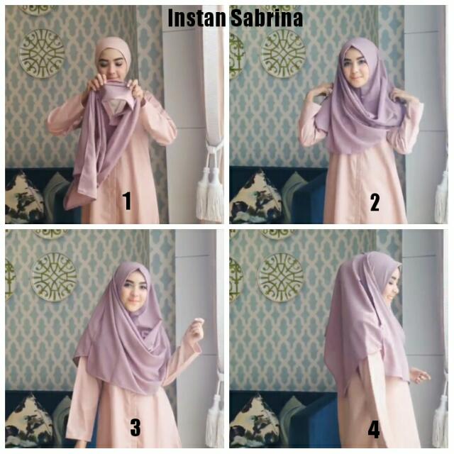 Kerudung Pashmina Instan Sabrina Olshop Fashion Olshop Muslim Di Carousell