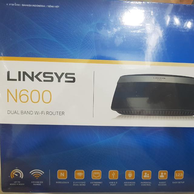 Linksys N600 Dual Band Wi Fi Router Electronics Computer