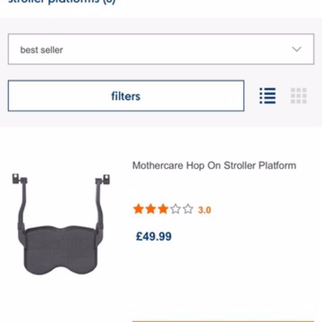 Mothercare hop hot sale on compatibility