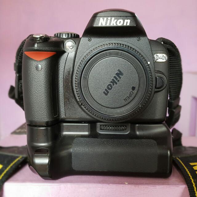 nikon d40x body only battery grip meike