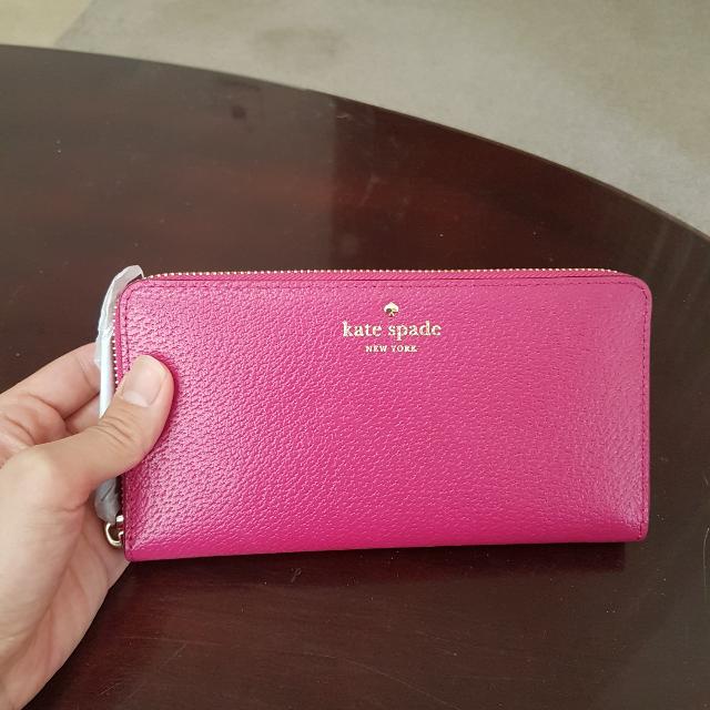 NWT Kate Spade Grand Street Lacey Leather Ladies Wallet Women s