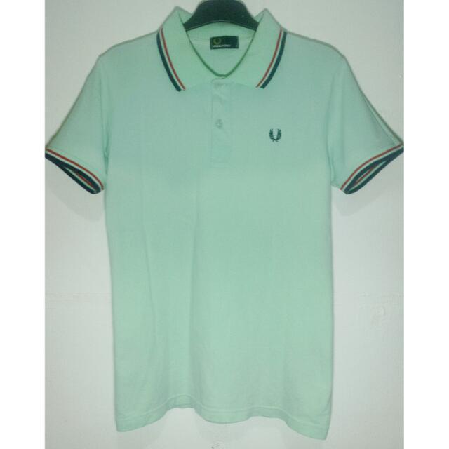 Polo Shirt - Mint Green FRED PERRY, Men's Fashion, Tops & Sets, Tshirts ...