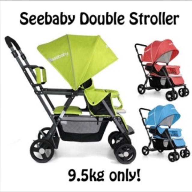 reversible double stroller