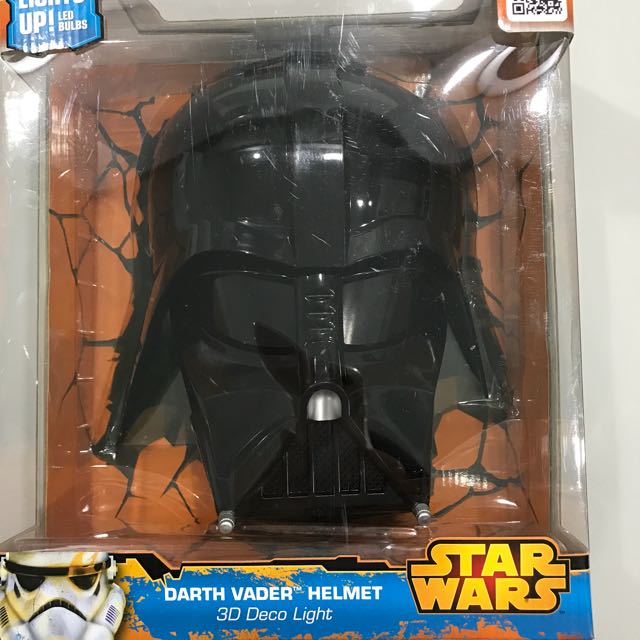 Star Wars Darth Vader Helmet 3d Deco Light Furniture Home Decor