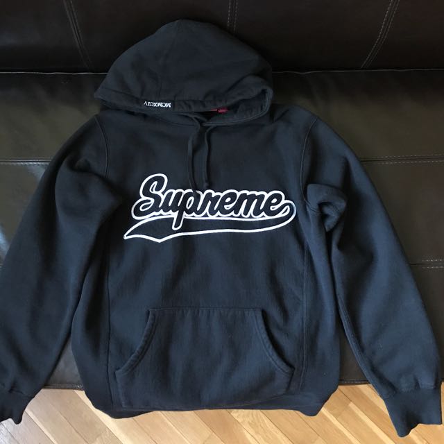 script supreme hoodie