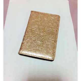 金色名片盒